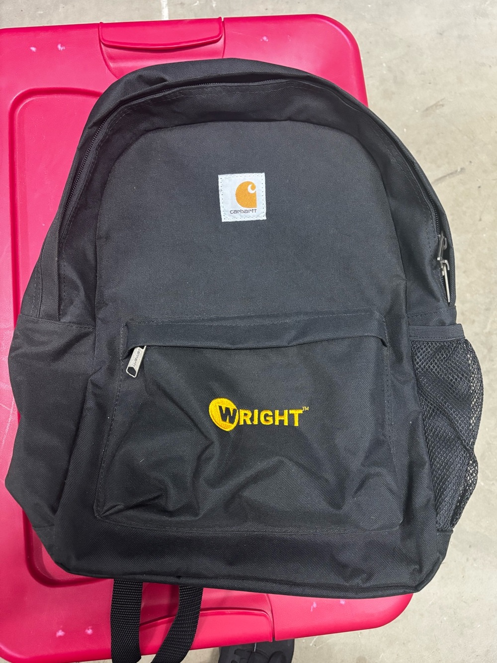Never Used Carhartt Wright Black Canvas Backpack Rain Defender